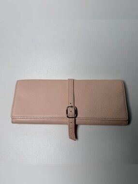 Like New - Leatherology Buckled Leather Jewelry Roll